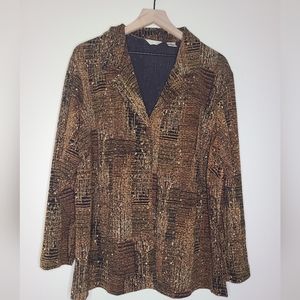 Laura Ashley Jacket, button up sz 2x